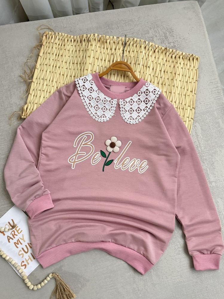 عکس بلوز گیپور LOVE - شماره 2